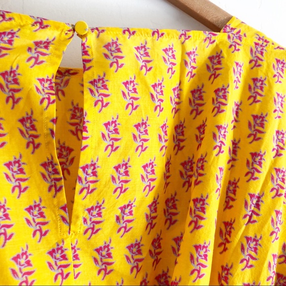 J Crew dolman sleeve mini dress sunny block print - Picture 13 of 15